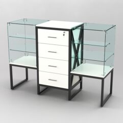 Прилавок ЛОФТ СТИЛЬ №11+13+11, Белый