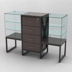 Прилавок ЛОФТ СТИЛЬ №11+13+11, Дуб Венге