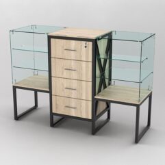 Прилавок ЛОФТ СТИЛЬ №11+13+11, Дуб Сонома