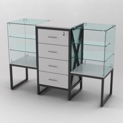 Прилавок ЛОФТ СТИЛЬ №11-21+13+11-21, Серый