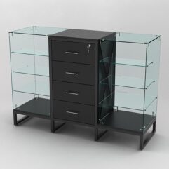 Прилавок ЛОФТ СТИЛЬ №12+13+12, Черный