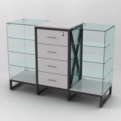 Прилавок ЛОФТ СТИЛЬ №12+13+12, Серый