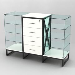 Прилавок ЛОФТ СТИЛЬ №12-22+13+12-22, Белый