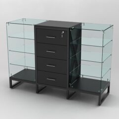 Прилавок ЛОФТ СТИЛЬ №12-22+13+12-22, Черный