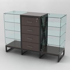 Прилавок ЛОФТ СТИЛЬ №12-22+13+12-22, Дуб Венге