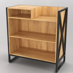 Прилавок под кассу ЛОФТ СТИЛЬ №3-W, Дуб Золотистый