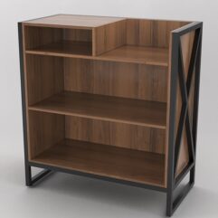 Прилавок под кассу ЛОФТ СТИЛЬ №3-W, Орех