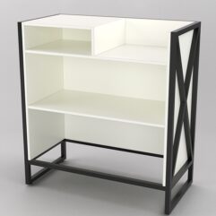 Прилавок под кассу ЛОФТ СТИЛЬ №4, Белый