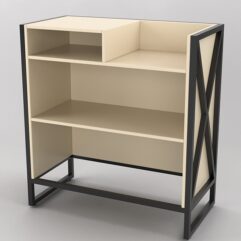 Прилавок под кассу ЛОФТ СТИЛЬ №4, Крем Вайс