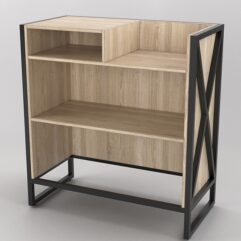 Прилавок под кассу ЛОФТ СТИЛЬ №4, Дуб Сонома