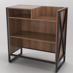 Прилавок под кассу ЛОФТ СТИЛЬ №4, Орех