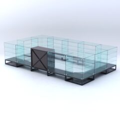 Торговый островок ЛОФТ СТИЛЬ №3, Черный