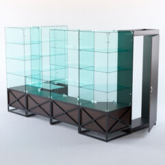 Павильон торговый ЛОФТ СТИЛЬ пристенный №2а, Дуб Венге