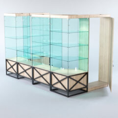 Павильон торговый ЛОФТ СТИЛЬ пристенный №2б, Дуб Сонома