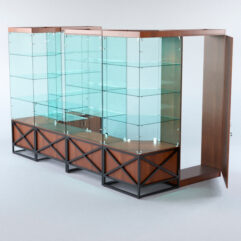 Павильон торговый ЛОФТ СТИЛЬ пристенный №2б, Орех