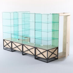 Павильон торговый ЛОФТ СТИЛЬ пристенный №3б, Дуб Сонома