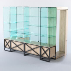 Павильон торговый ЛОФТ СТИЛЬ пристенный №4а, Дуб Сонома