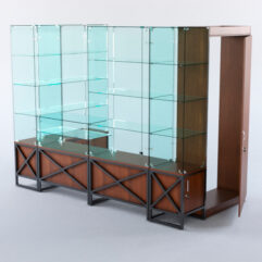 Павильон торговый ЛОФТ СТИЛЬ пристенный №4а, Орех