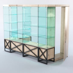 Павильон торговый ЛОФТ СТИЛЬ пристенный №4б, Дуб Сонома