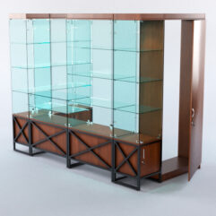 Павильон торговый ЛОФТ СТИЛЬ пристенный №4б, Орех