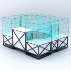 Павильон ЛОФТ СТИЛЬ в центр зала №1а (закрытый), Белый