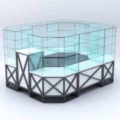 Павильон ЛОФТ СТИЛЬ в центр зала №2 (открытый), Белый