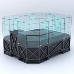 Павильон ЛОФТ СТИЛЬ в центр зала №2 (открытый), Черный