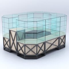 Павильон ЛОФТ СТИЛЬ в центр зала №2 (открытый), Дуб Сонома