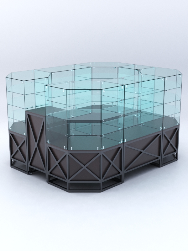 Павильон ЛОФТ СТИЛЬ в центр зала №2а (закрытый), Дуб Венге