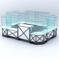 Павильон ЛОФТ СТИЛЬ в центр зала №3 (открытый), Белый