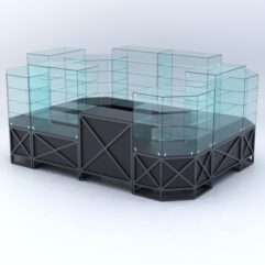 Павильон ЛОФТ СТИЛЬ в центр зала №3 (открытый), Черный