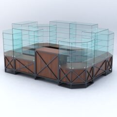 Павильон ЛОФТ СТИЛЬ в центр зала №3 (открытый), Орех