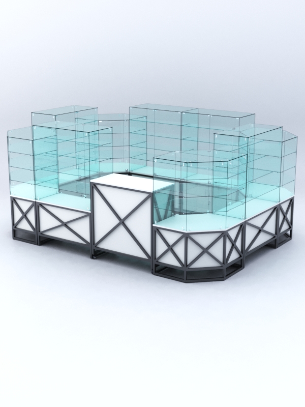 Павильон ЛОФТ СТИЛЬ в центр зала №3а (закрытый), Белый