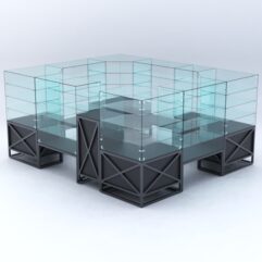 Павильон ЛОФТ СТИЛЬ в центр зала №4 (открытый), Черный