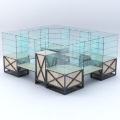 Павильон ЛОФТ СТИЛЬ в центр зала №4 (открытый), Дуб Сонома