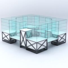 Павильон ЛОФТ СТИЛЬ в центр зала №4а (закрытый), Белый