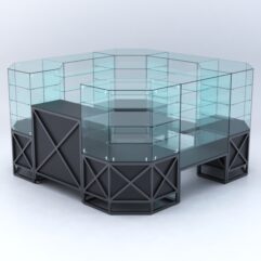 Павильон ЛОФТ СТИЛЬ в центр зала №5 (открытый), Черный