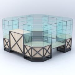 Павильон ЛОФТ СТИЛЬ в центр зала №5 (открытый), Дуб Сонома