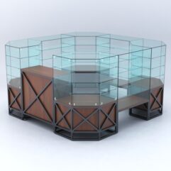 Павильон ЛОФТ СТИЛЬ в центр зала №5 (открытый), Орех