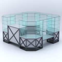 Павильон ЛОФТ СТИЛЬ в центр зала №5 (открытый), Серый