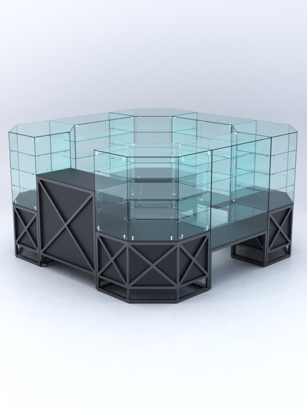 Павильон ЛОФТ СТИЛЬ в центр зала №5а (закрытый), Черный