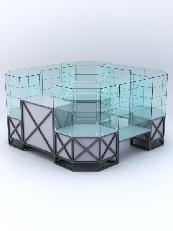 Павильон ЛОФТ СТИЛЬ в центр зала №5а (закрытый), Серый