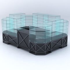 Павильон ЛОФТ СТИЛЬ в центр зала №6 (открытый), Черный