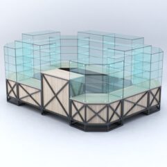 Павильон ЛОФТ СТИЛЬ в центр зала №6 (открытый), Дуб Сонома