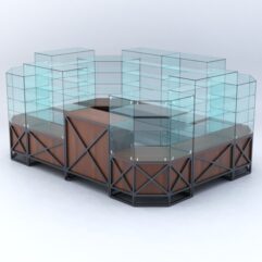 Павильон ЛОФТ СТИЛЬ в центр зала №6 (открытый), Орех