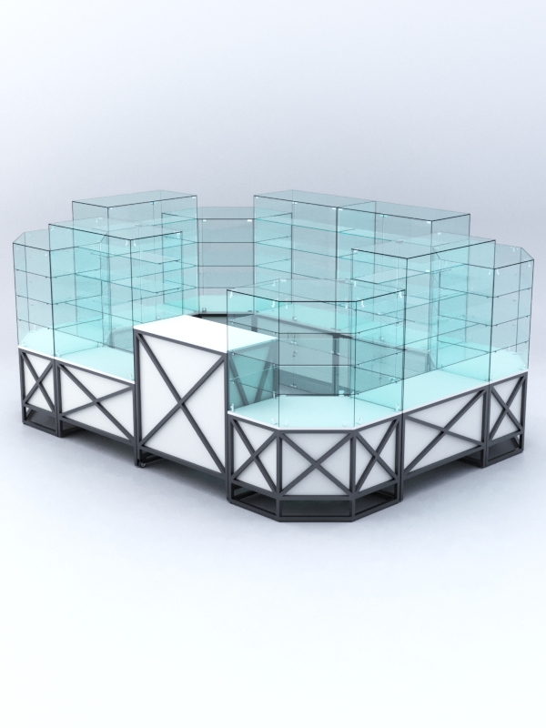 Павильон ЛОФТ СТИЛЬ в центр зала №6а (закрытый), Белый