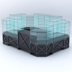 Павильон ЛОФТ СТИЛЬ в центр зала №6а (закрытый), Черный