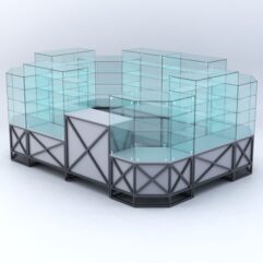 Павильон ЛОФТ СТИЛЬ в центр зала №6а (закрытый), Серый