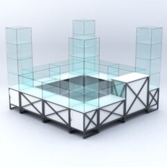 Павильон торговый ЛОФТ СТИЛЬ островной №1б, Белый