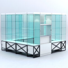 Павильон торговый ЛОФТ СТИЛЬ островной №4а, Белый